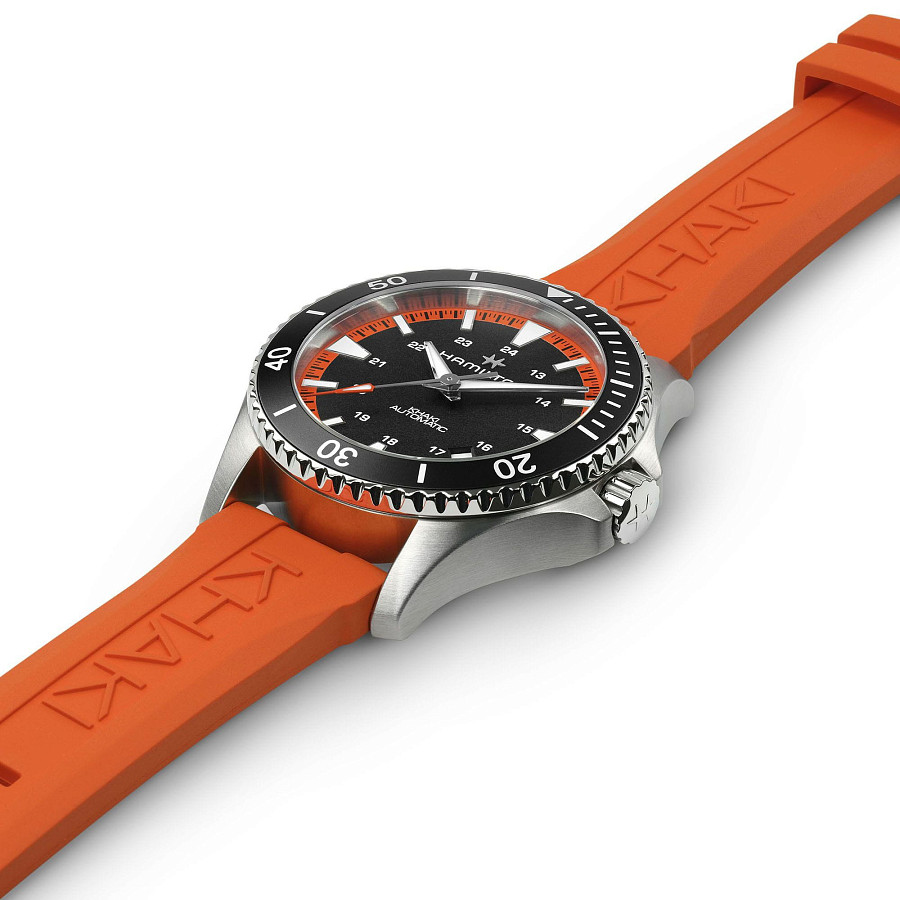 Часы Hamilton Khaki Navy Scuba Auto H82395331 — механические, Швейцария, мужские