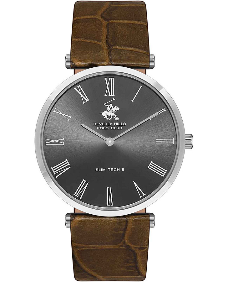 Часы Beverly Hills Polo Club Quartz BP3615X.364 — мужские, серый