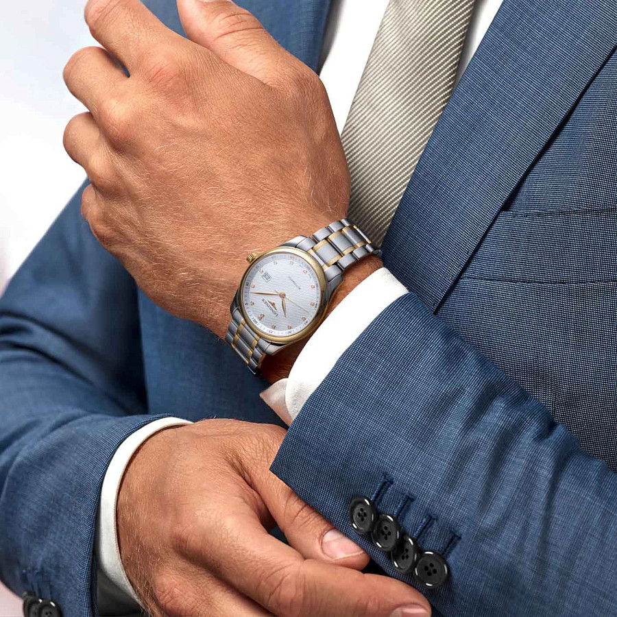 Часы Longines Master Collection L2.793.5.97.7 — нержавеющая сталь + золото 18к, мужские