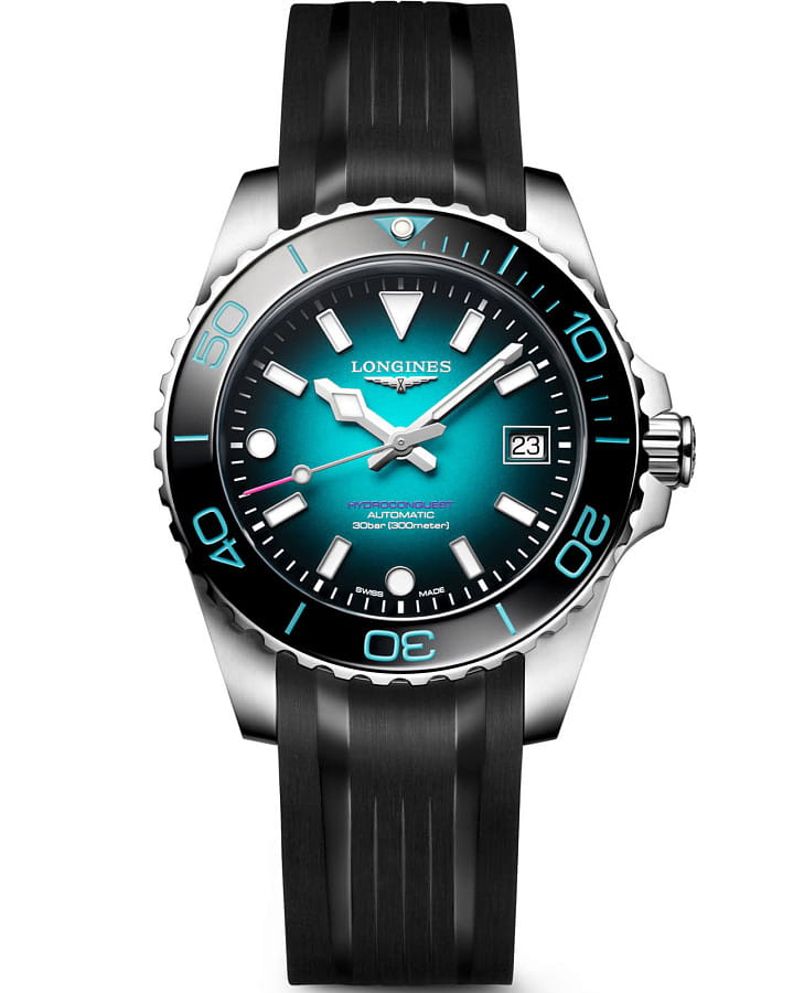 Часы Longines HydroConquest L3.779.4.09.9 — мужские, синий
