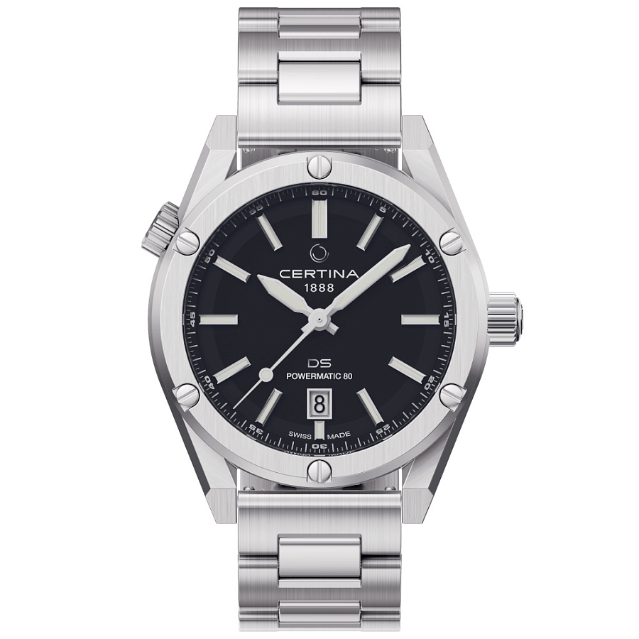Часы Certina DS+ C041.407.19.051.00 — мужские, белый