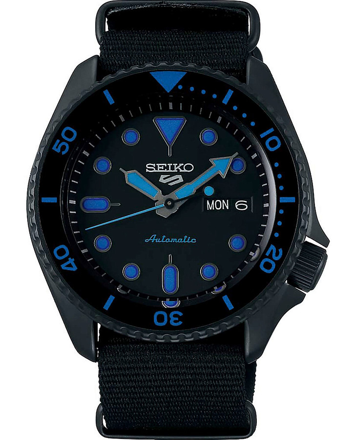 Часы Seiko 5 Sports SRPD81K1S — мужские, черный