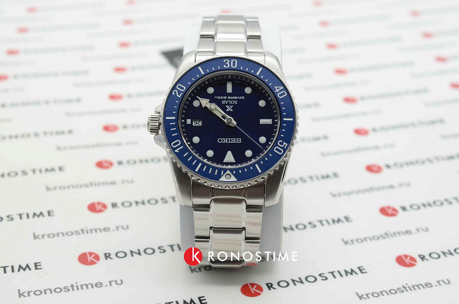 Часы Seiko Prospex SNE585P1 — синий, сталь металл