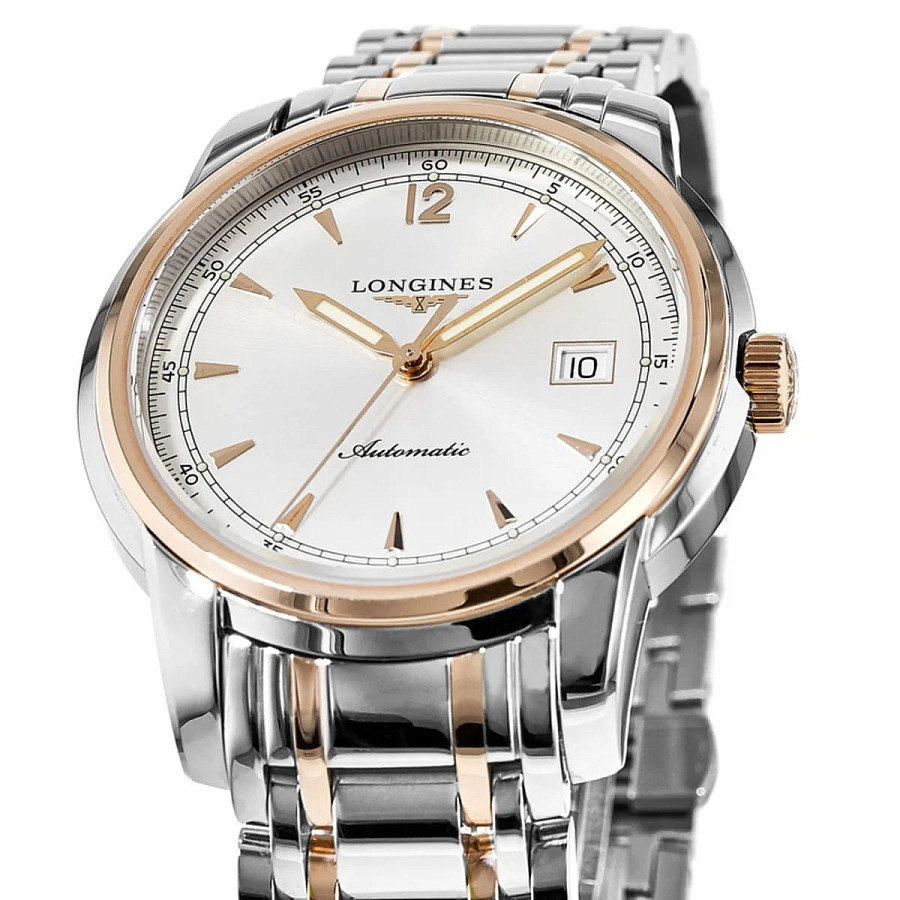 Часы Longines Master Collection L2.766.5.79.7 — нержавеющая сталь и 18 каратное розовое золото, мужские