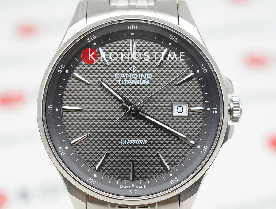 Часы Candino Titanium C4606/D — титан, Швейцария