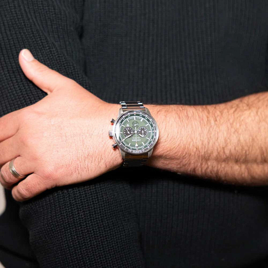 Часы Citizen Eco-Drive CA4500-91X — сталь металл, Япония