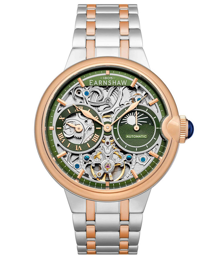 Часы Earnshaw Barallier ES-8242-99 — мужские, зеленый