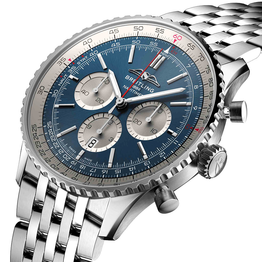Часы Breitling Navitimer B01 Chronograph 46 AB0137211C1A1 — Швейцария, механические