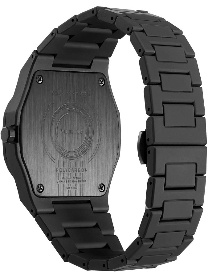Часы D1 Milano Polycarbon PCBJ28 — кварцевые, пластик