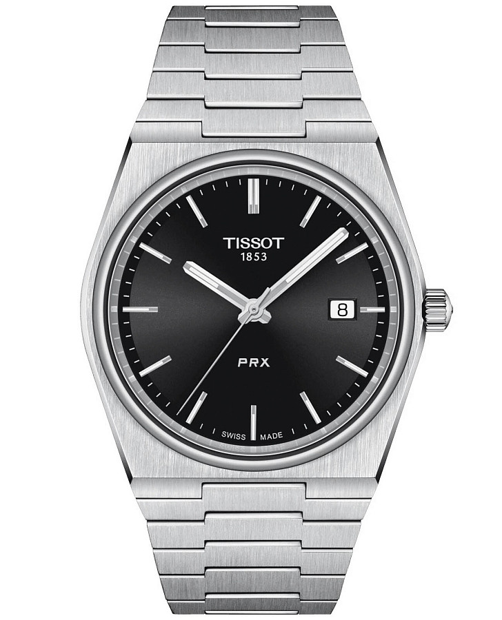 Часы Tissot PRX T137.410.11.051.00 — мужские, черный