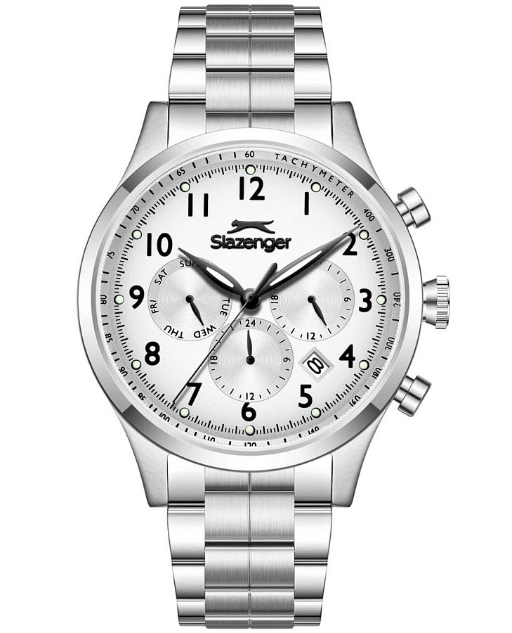 Часы Slazenger SL.09.2598.2.330 — мужские, серебристый