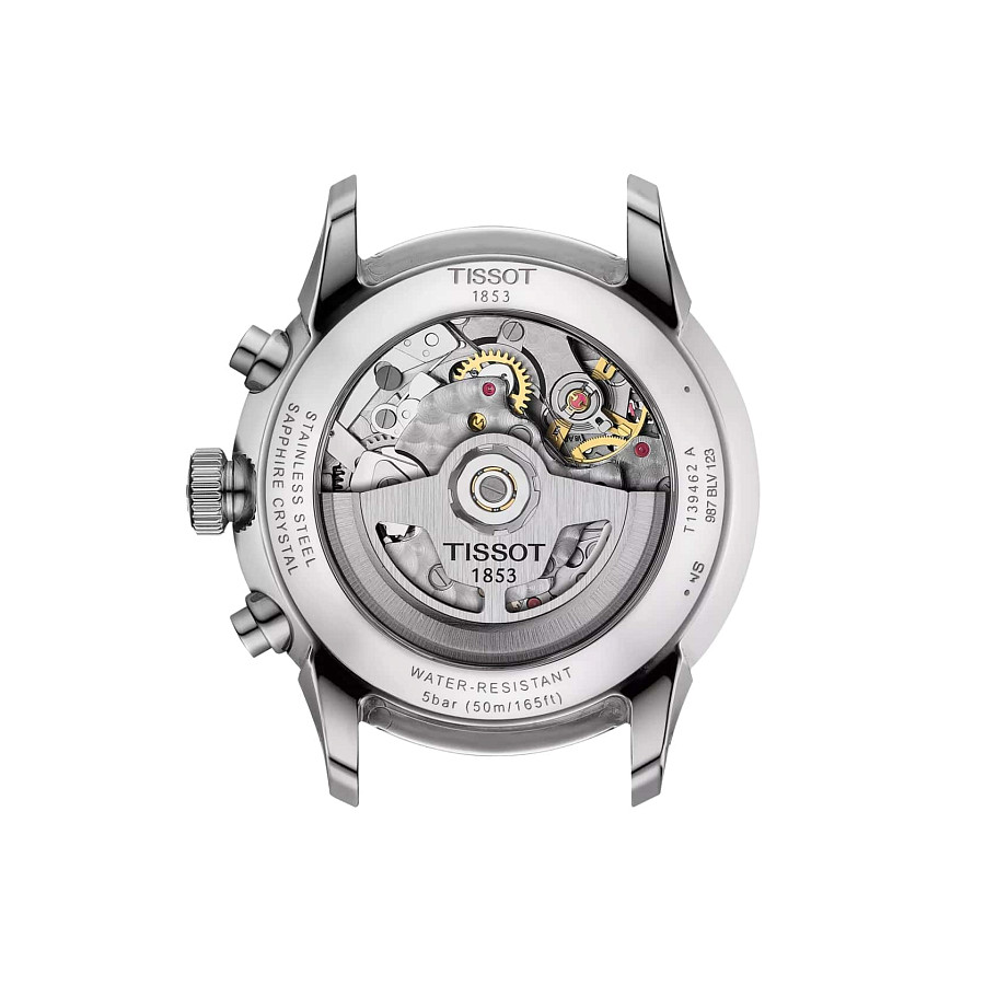 Часы Tissot Chemin des Tourelles Automatic Chronograph T139.462.11.038.00 — белый, металл сталь