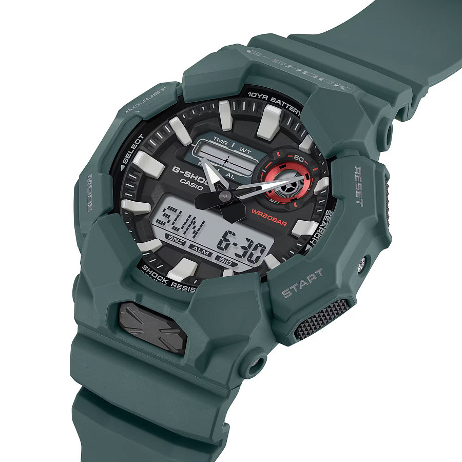 Часы Casio GA-010-2A — кварцевые, карбон пластик