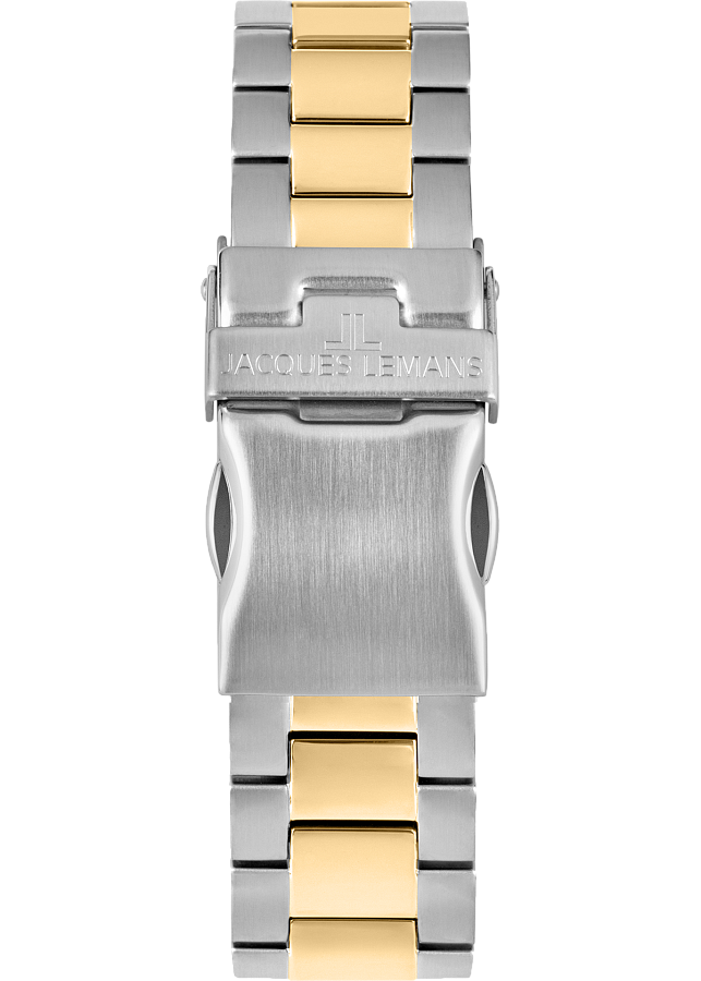Часы Jacques Lemans Sport 42-2G — нержавеющая сталь с pvd-покрытием, мужские