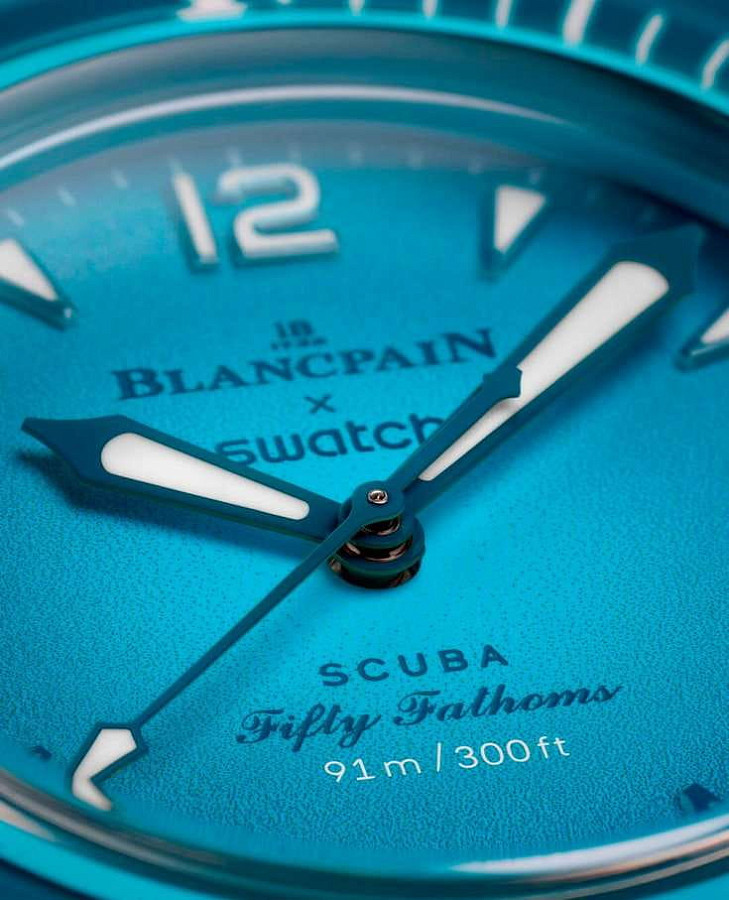 Часы Swatch x Blancpain Blue Lagoon SO35L400 — артикул SO35L400