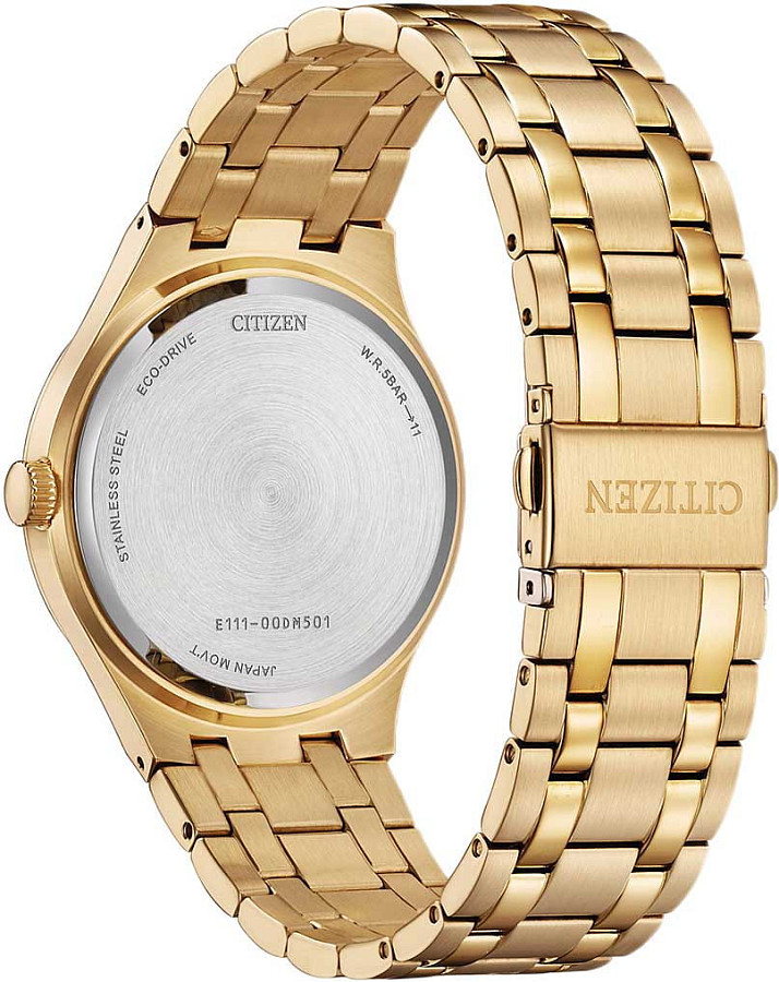 Часы Citizen Eco-Drive Axiom BM7653-50Q — нержавеющая сталь с pvd-покрытием, мужские