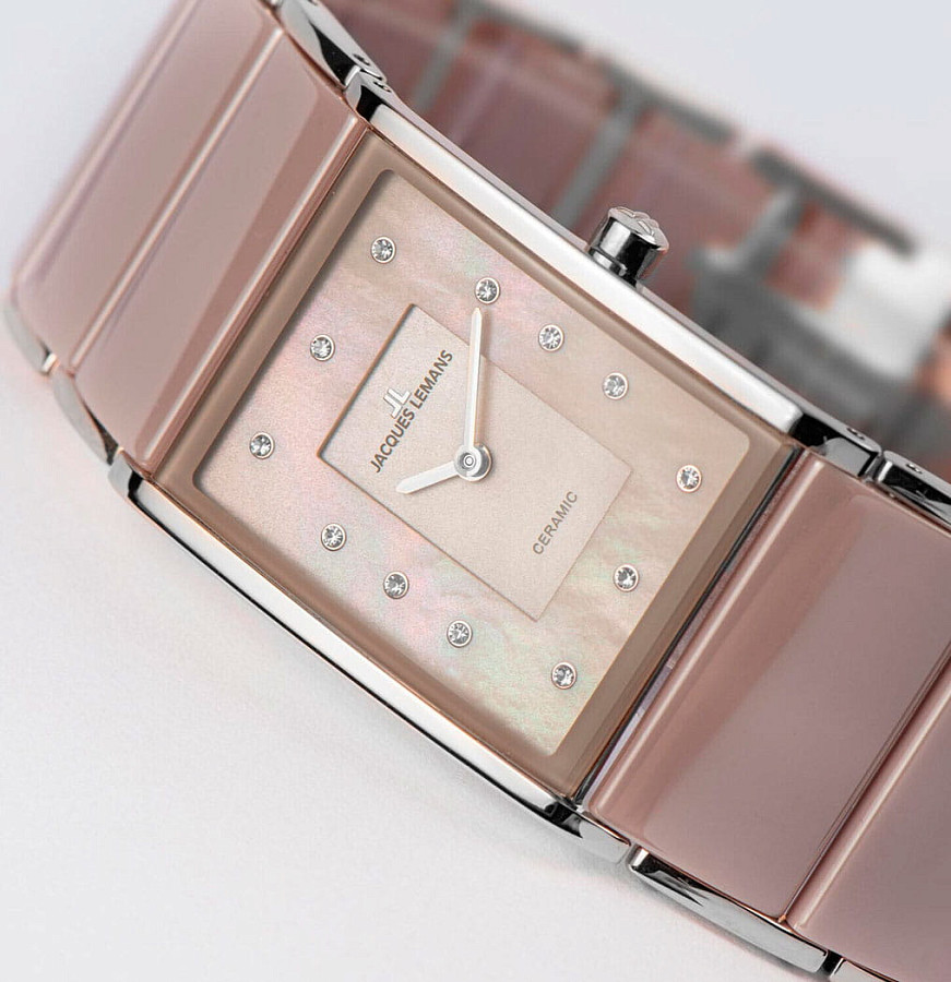 Часы Jacques Lemans High Tech Ceramic 1-1940N — кварцевые, сталь металл