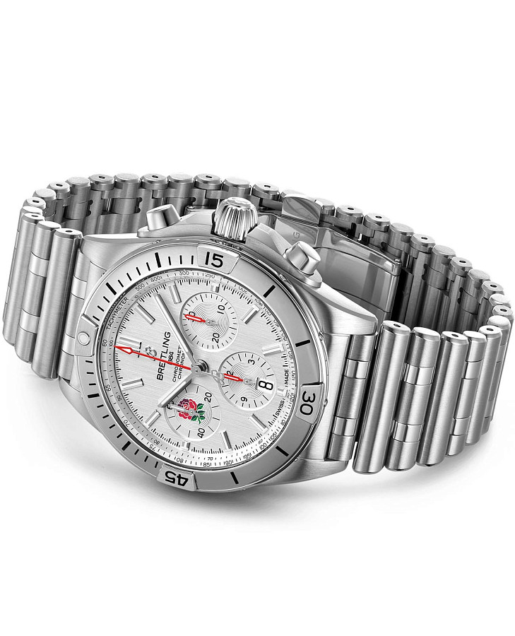 Часы Breitling Chronomat B01 42 Six Nations England AB0134A71A1A1 — сталь металл, Швейцария