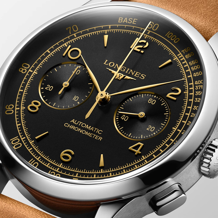 Часы Longines Record Collection L2.921.4.56.2 — механические, сталь металл