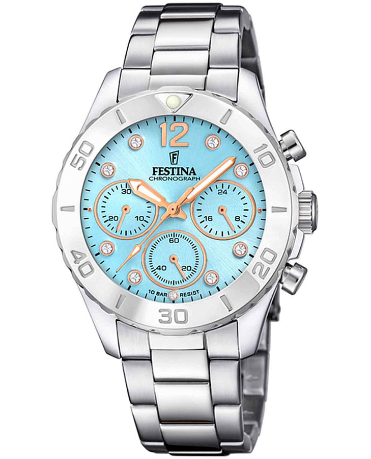 Часы Festina Boyfriend F20603/4 — женские, голубой