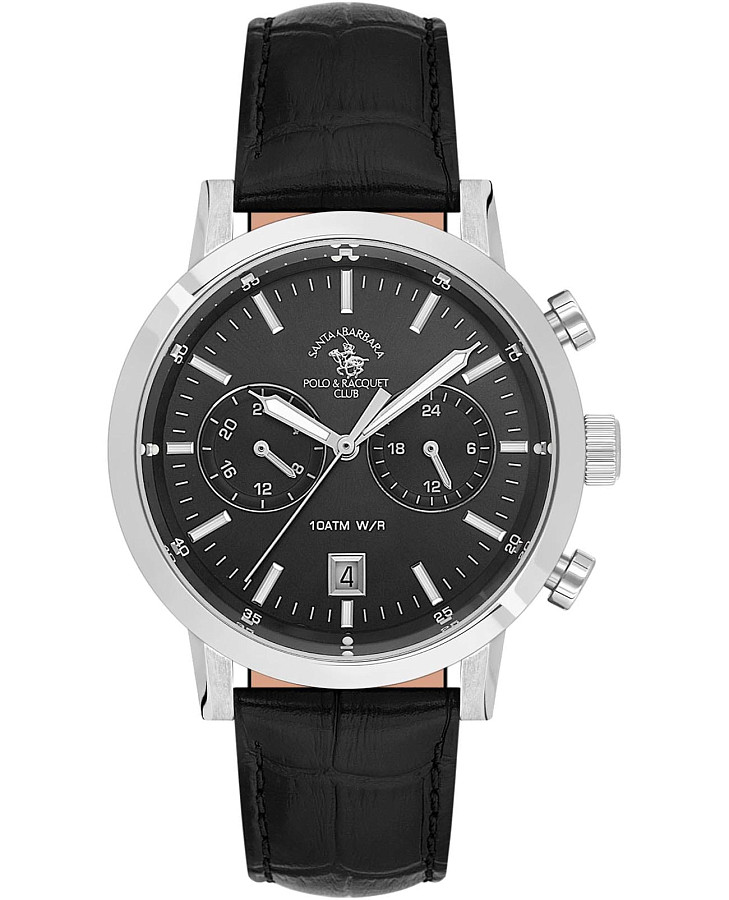 Часы Santa Barbara Polo & Racquet Club Legend SB.1.10586-2 — мужские, черный