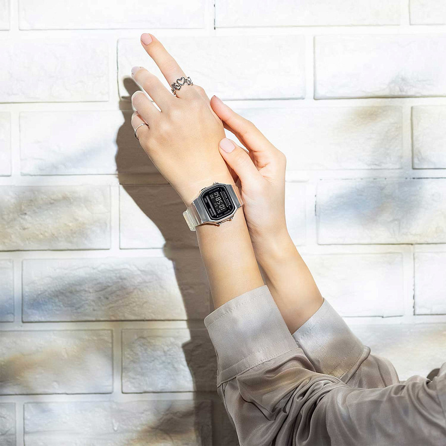 Часы Casio Vintage A168XES-1BDF — кварцевые, пластик