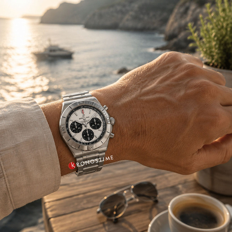 Часы Breitling Chronomat B01 Chronograph 42 mm AB0158101A1A1 — Швейцария, механические