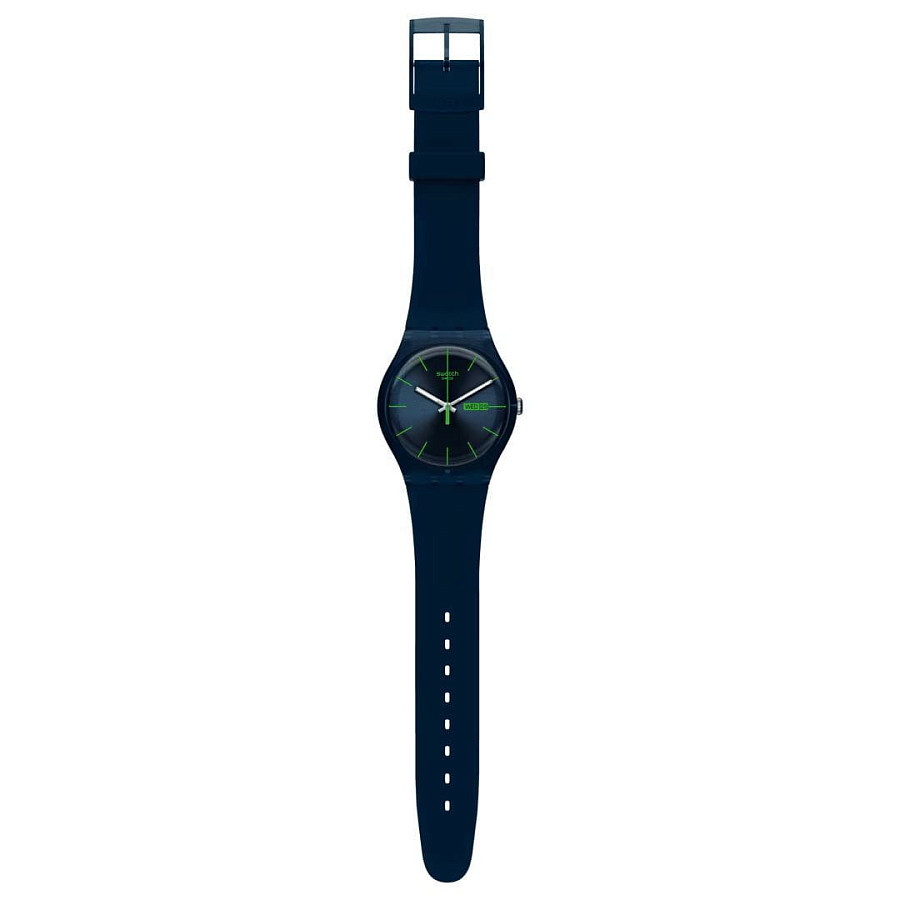 Часы Swatch New Gent Biosourced SO29N704 — синий, пластик