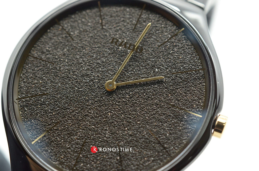 Часы Rado True Thinline R27004302 — черный, керамика сталь металл