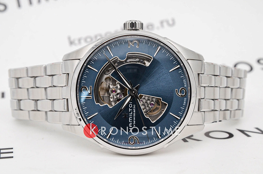 Часы Hamilton Jazzmaster Open Heart Auto H32705142 — механические, сталь
