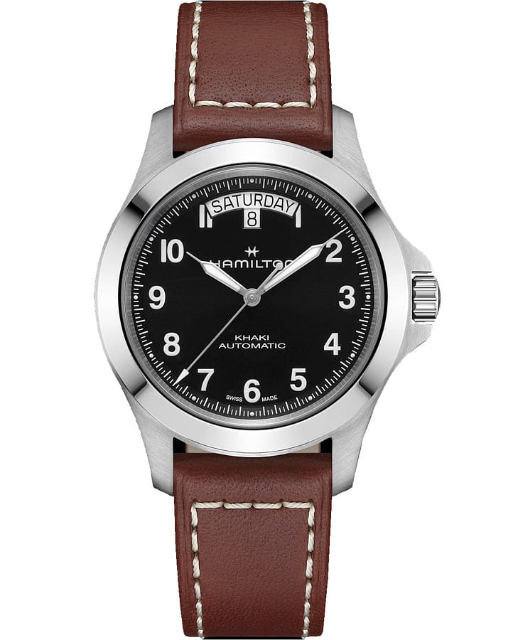 Часы Hamilton Khaki Field King Day-Date H64475531 — мужские, черный