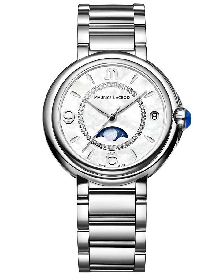 Часы Maurice Lacroix FIABA Date FA1084-SS002-170-1 — женские, белый