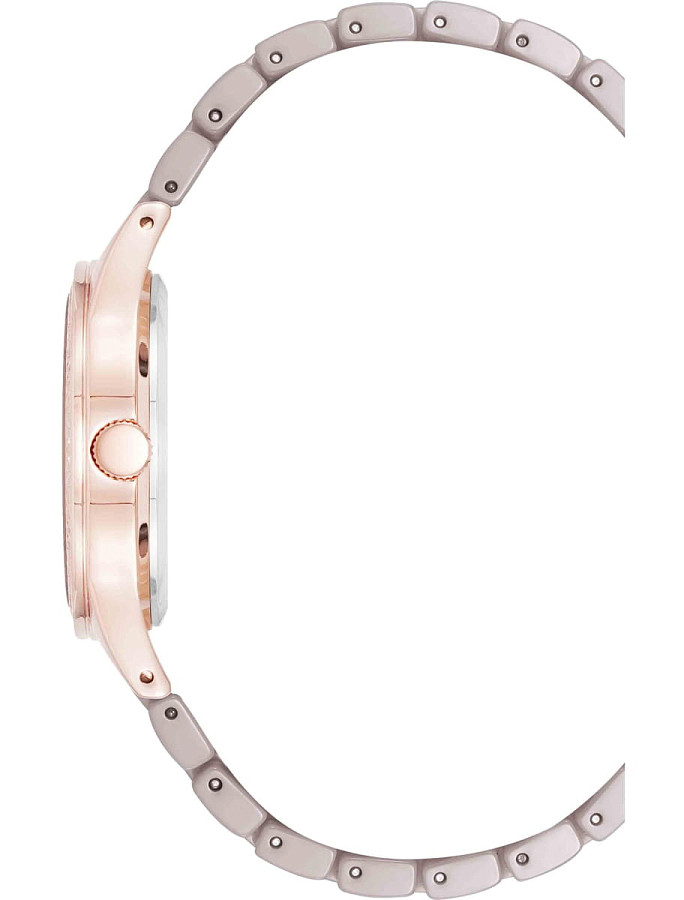 Часы Anne Klein Ceramic 5172RGTP — кварцевые, металл сталь