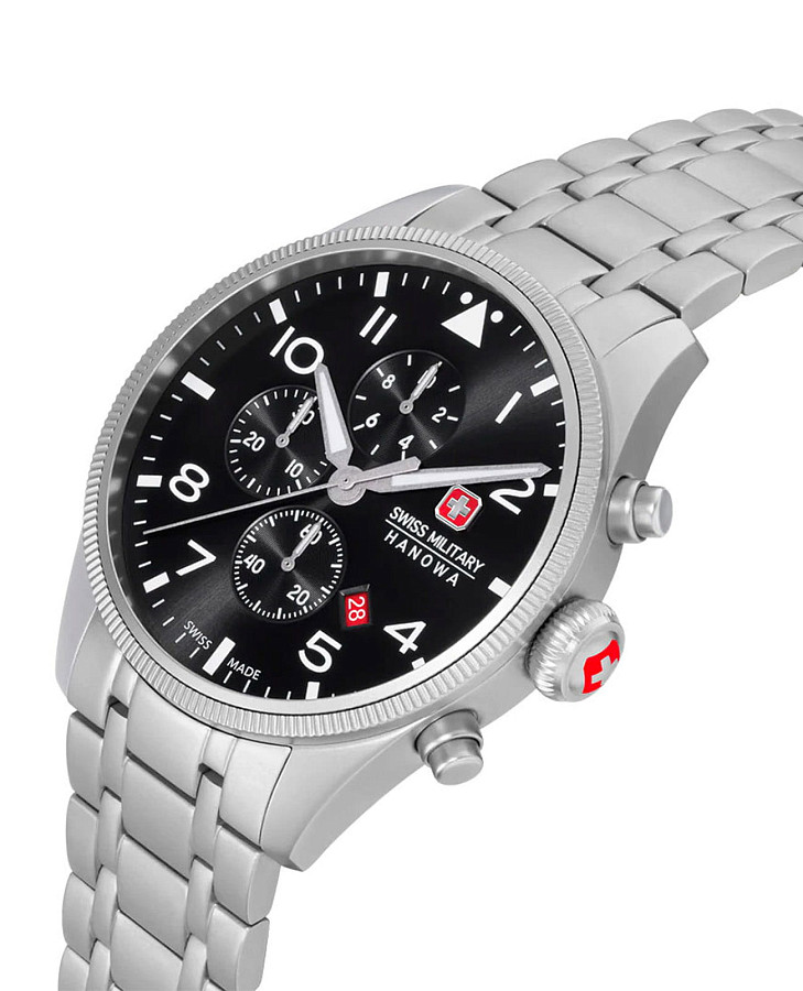 Часы Swiss Military Hanowa Thunderbolt Chrono SMWGI0000405 — сталь металл, Швейцария