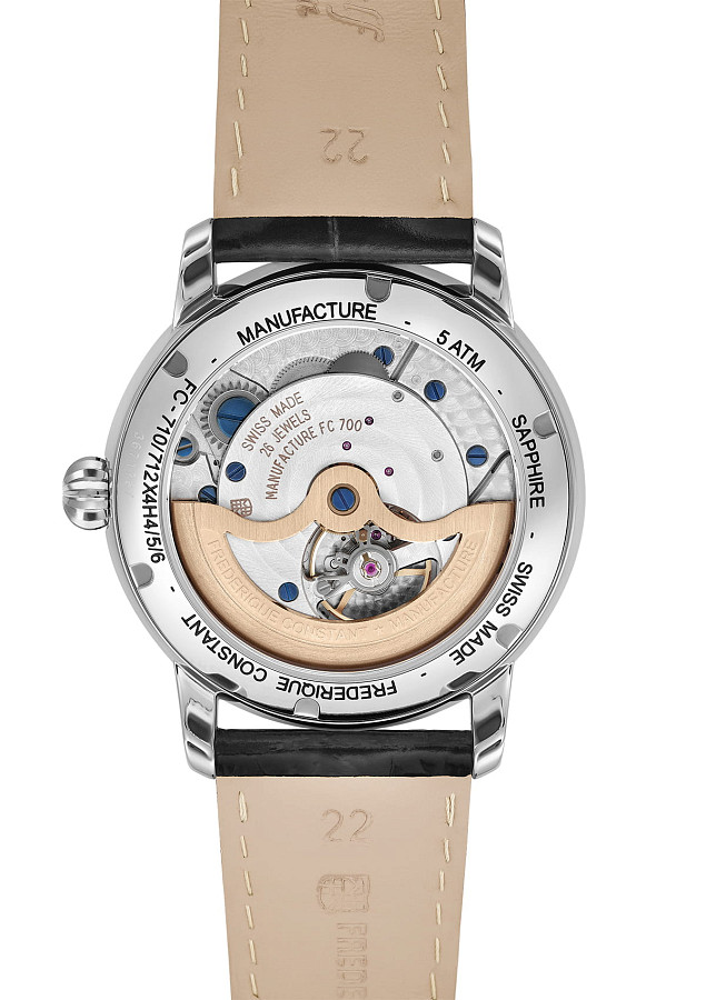 Часы Frederique Constant Classic Moonphase Manufacture FC-712MS4H6 — металл сталь, Швейцария