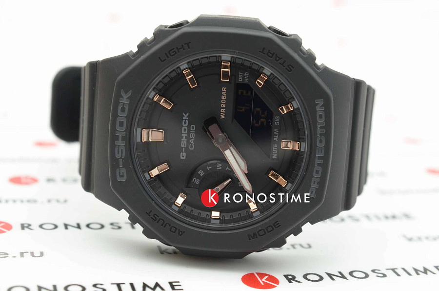 Часы Casio G-Shock GMA-S2100-1ADR (GMA-S2100-1A) — женские, пластик