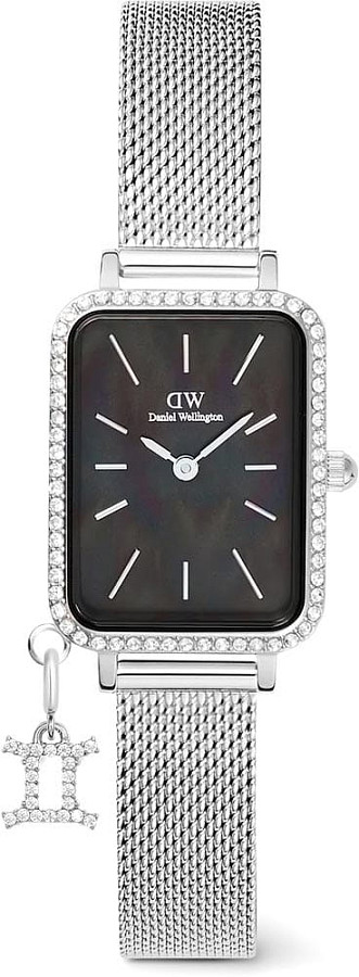 Часы Daniel Wellington Quadro Crystal Zodiac Sterling DW00100747 — артикул DW00100747
