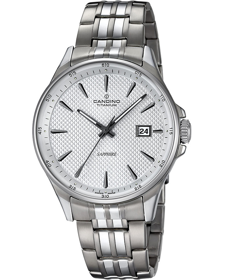 Часы Candino Titanium C4606/A — мужские, белый