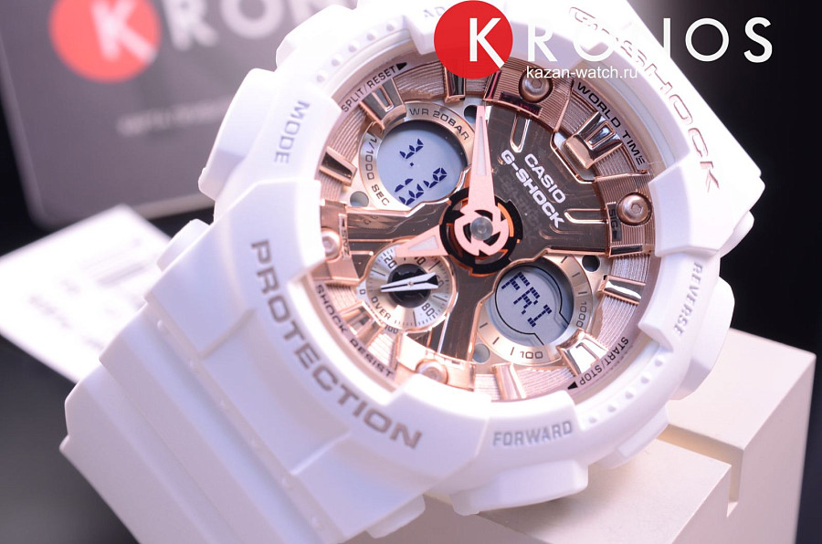 Часы Casio G-Shock GMA-S120MF-7A2 — пластик, Япония