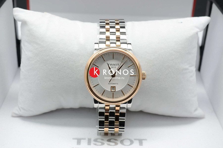 Часы Tissot Carson Premium Lady T122.207.22.031.01 — Швейцария, механические
