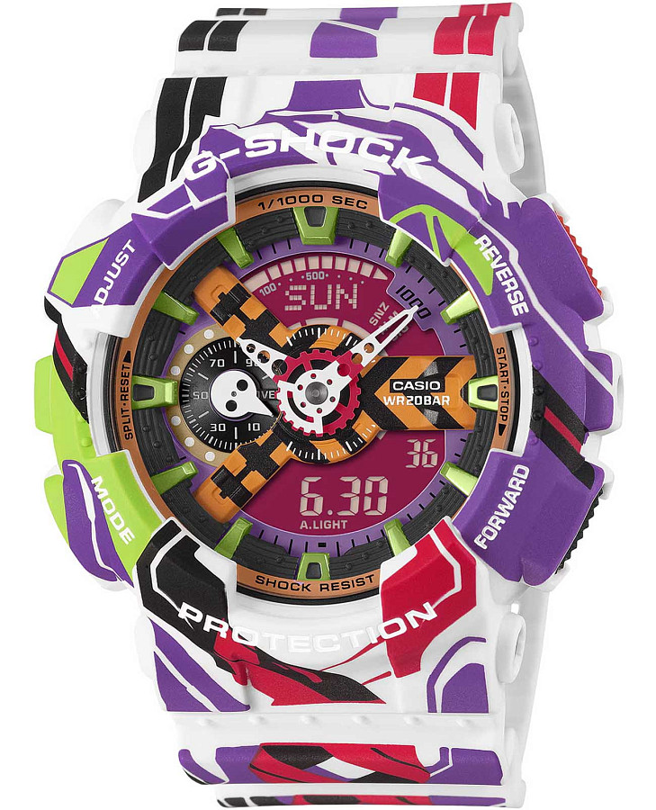 Часы Casio G-Shock GA-110EVA30-7A — мужские, цветной