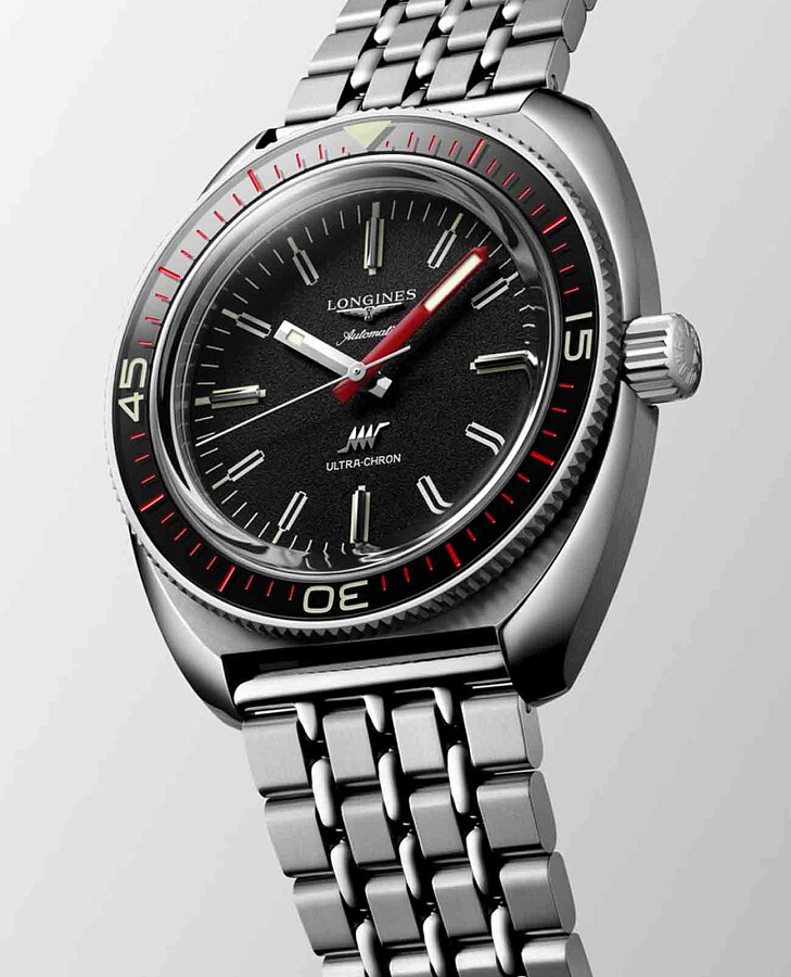 Часы Longines Ultra‑Chron L2.836.4.52.6 — металл сталь, Швейцария
