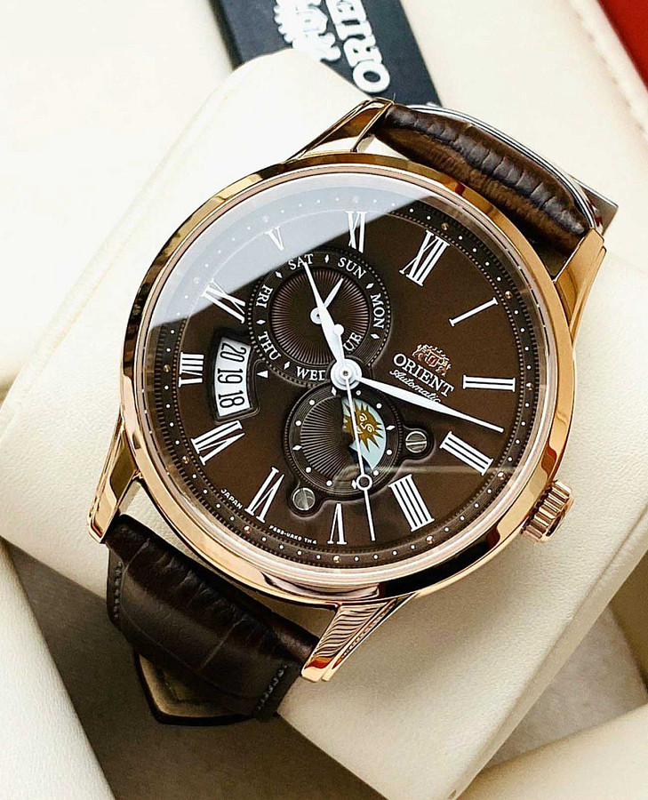 Часы Orient Sun & Moon RA-AK0009T (RN-AK0009T) — механические, Япония, мужские