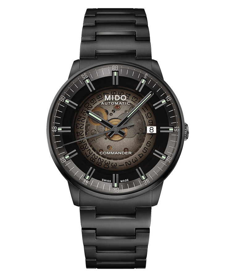 Часы Mido Commander Gradient M021.407.33.411.00 — мужские, черный