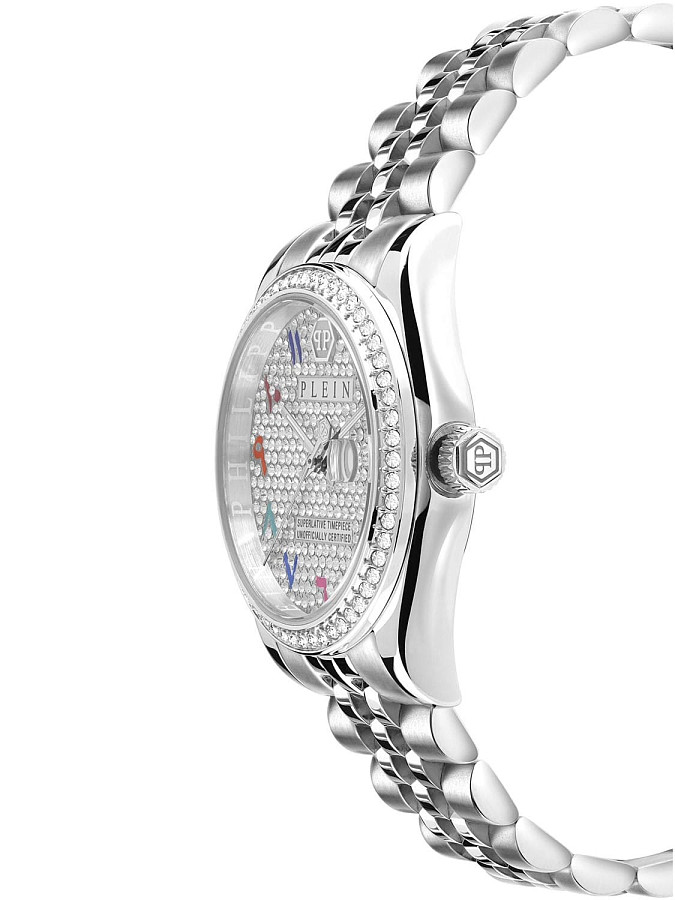 Часы Philipp Plein Date Superlative PWYAA0723 — женские, серебристый