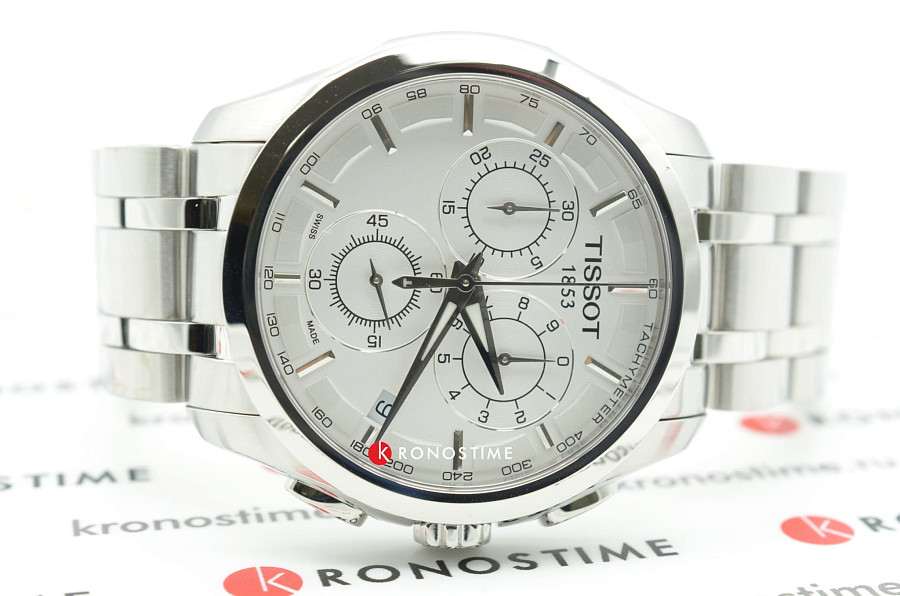 Часы Tissot Couturier Chronograph T035.617.11.031.00 — Швейцария, кварцевые