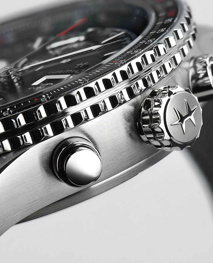 Часы Hamilton Khaki Aviation Converter H76726530 — кожаный, мужские