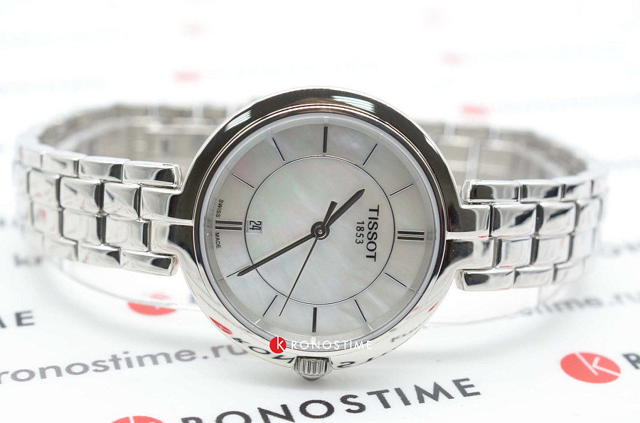 Часы Tissot Flamingo T094.210.11.111.00 — кварцевые, Швейцария, женские