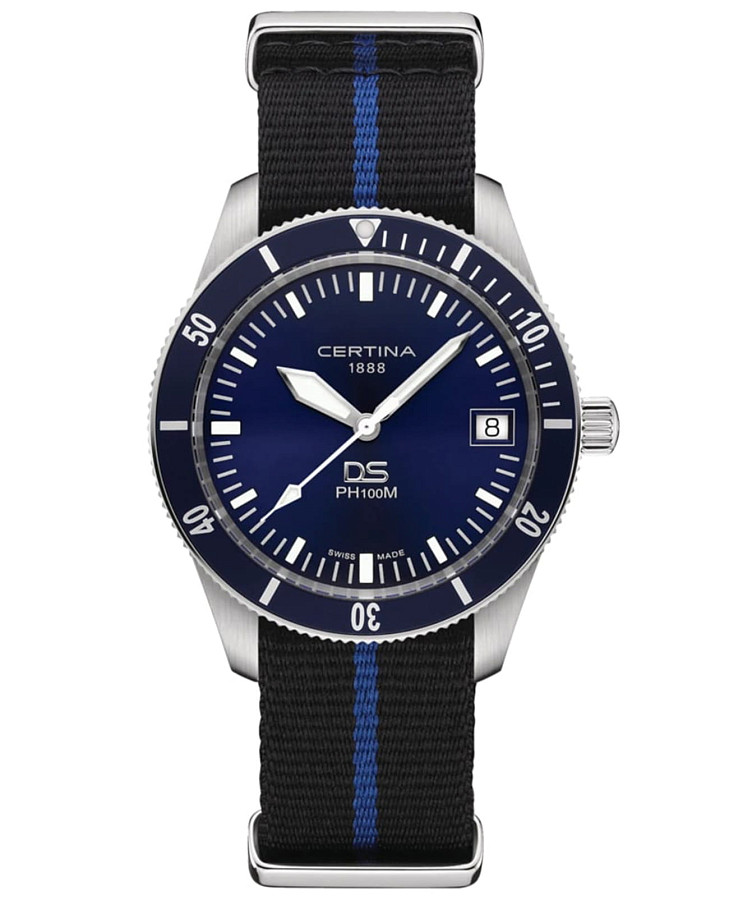 Часы Certina DS PH100M Gent C044.410.18.040.00 — мужские, синий