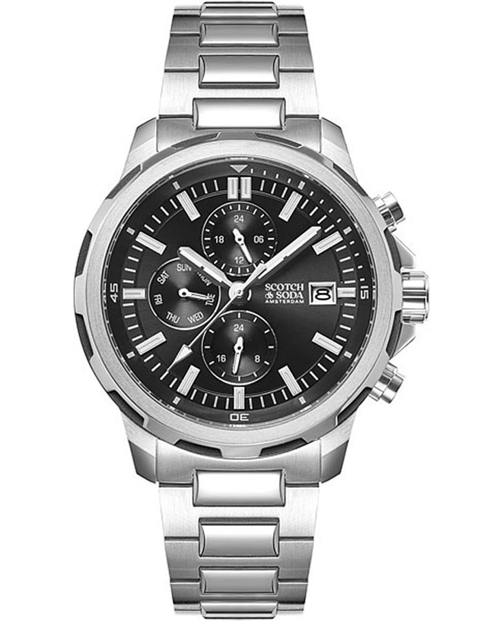 Часы Scotch&Soda SSM.111A — мужские, черный